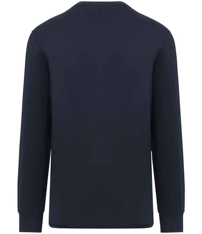 native spirit native spirit unisex crew necklong sleeve t-shirt - navy (ns333)