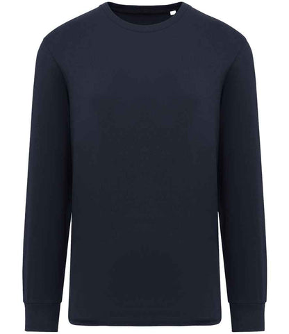 native spirit native spirit unisex crew necklong sleeve t-shirt - navy (ns333)