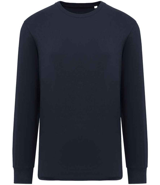 native spirit native spirit unisex crew necklong sleeve t-shirt - navy (ns333)