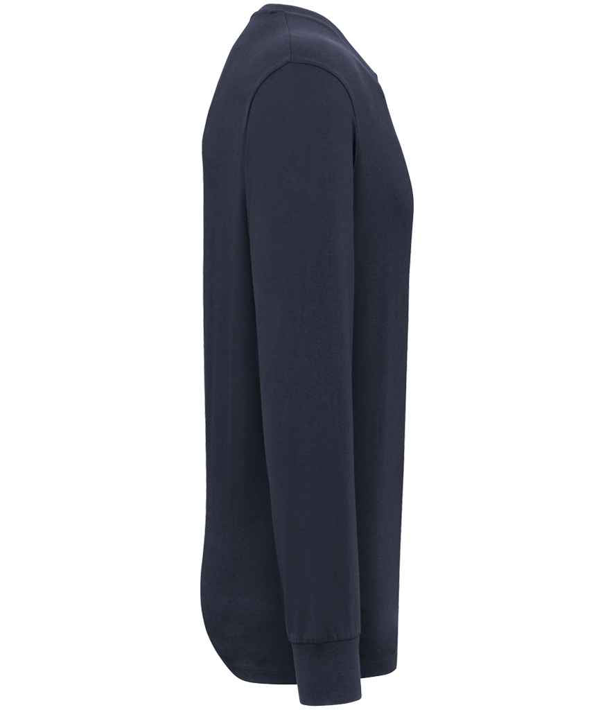 native spirit native spirit unisex crew necklong sleeve t-shirt - navy (ns333)