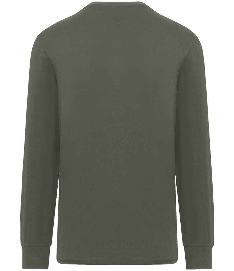 native spirit native spirit unisex crew necklong sleeve t-shirt - organic khaki (ns333)