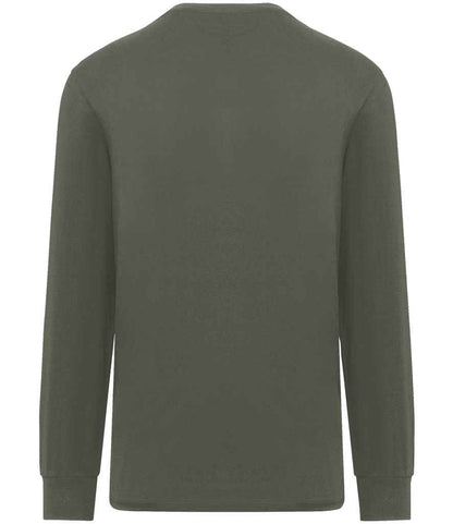 native spirit native spirit unisex crew necklong sleeve t-shirt - organic khaki (ns333)