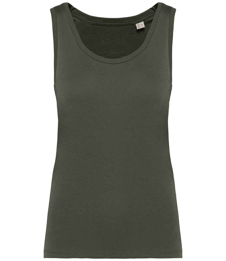 native spirit native spirit ladies tank top - organic khaki (ns341)