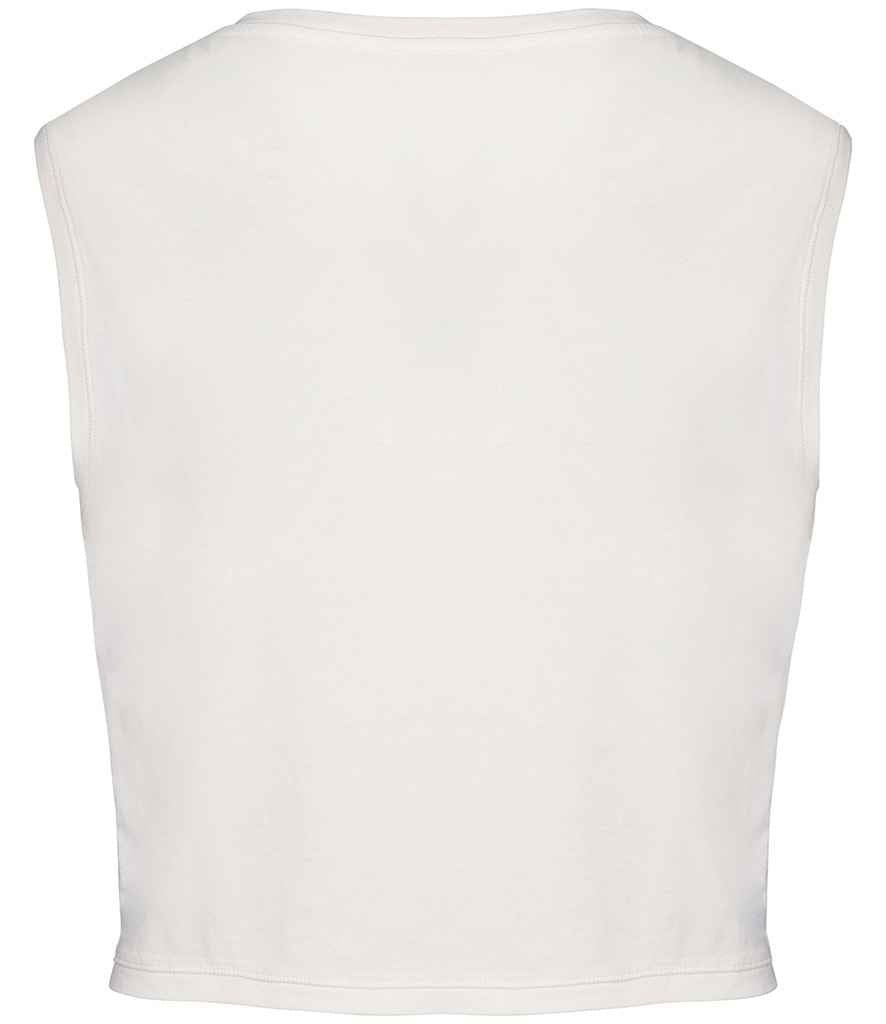 native spirit native spirit ladies cropped tank top - washed ivory (ns342)