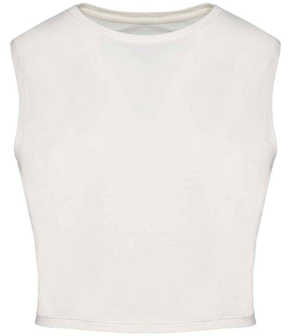native spirit native spirit ladies cropped tank top - washed ivory (ns342)