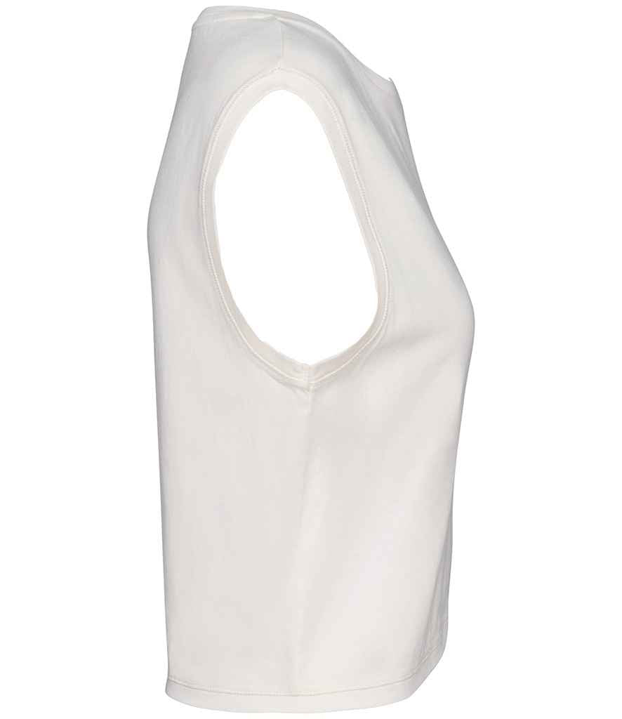 native spirit native spirit ladies cropped tank top - washed ivory (ns342)