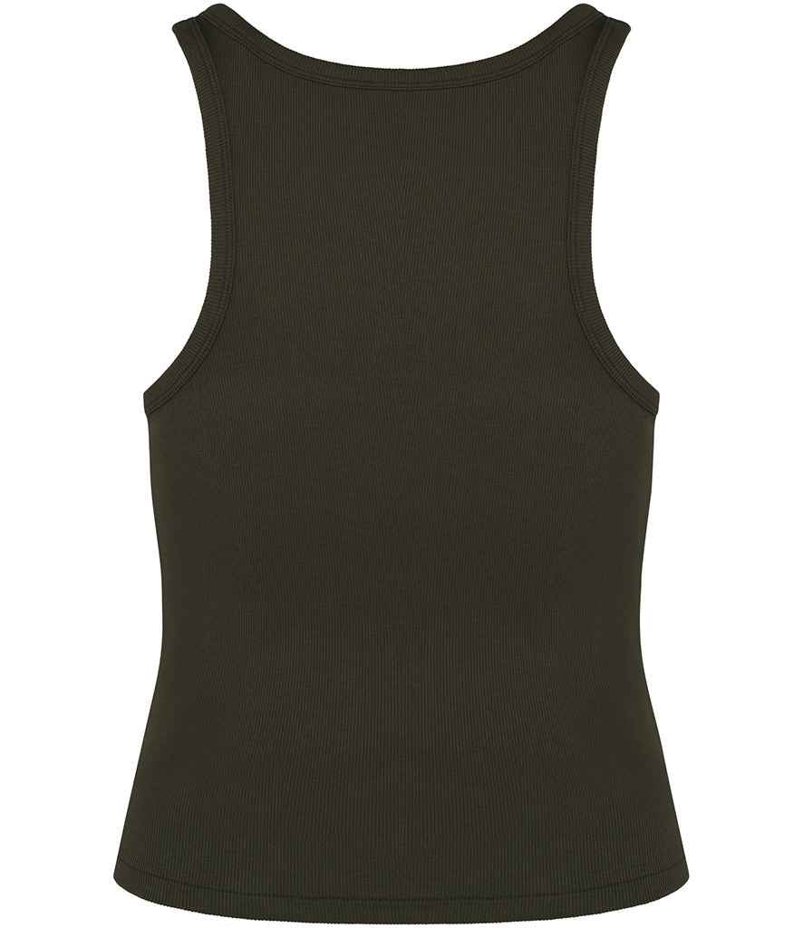 native spirit native spirit ladies ribbed tank top - organic khaki (ns344)