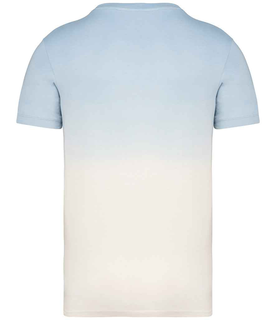 native spirit native spirit unisex dip dye t-shirt - dip dye aquamarine (ns345)