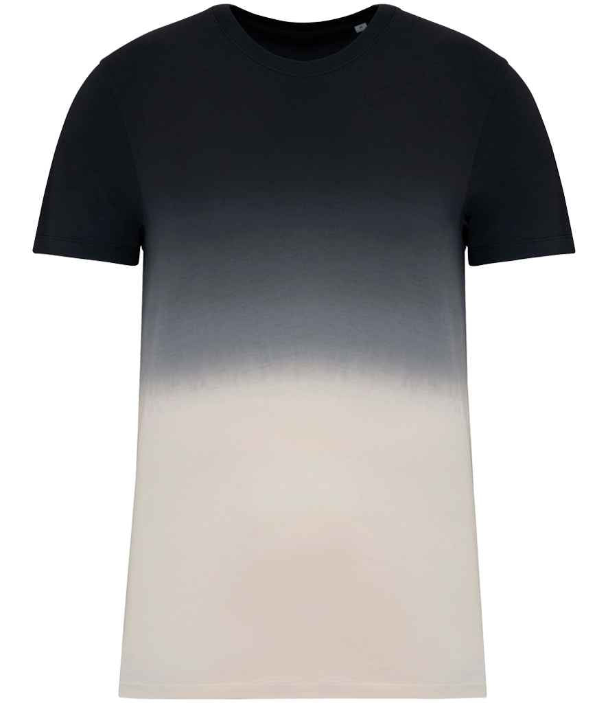 native spirit native spirit unisex dip dye t-shirt - dip dye black (ns345)
