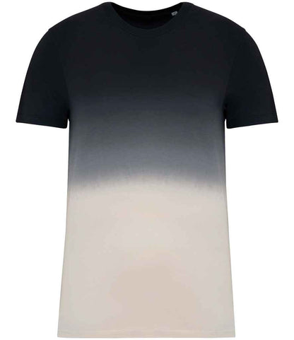 native spirit native spirit unisex dip dye t-shirt - dip dye black (ns345)