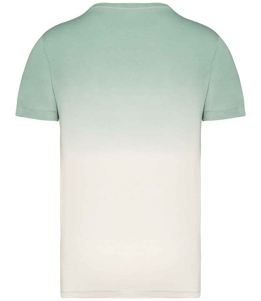 native spirit native spirit unisex dip dye t-shirt - dip dye jade green (ns345)