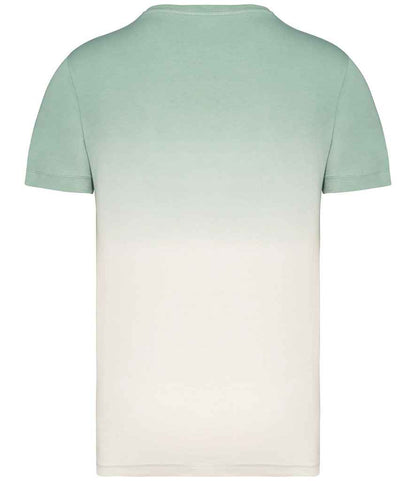 native spirit native spirit unisex dip dye t-shirt - dip dye jade green (ns345)
