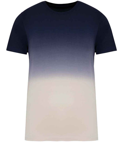 native spirit native spirit unisex dip dye t-shirt - dip dye navy (ns345)