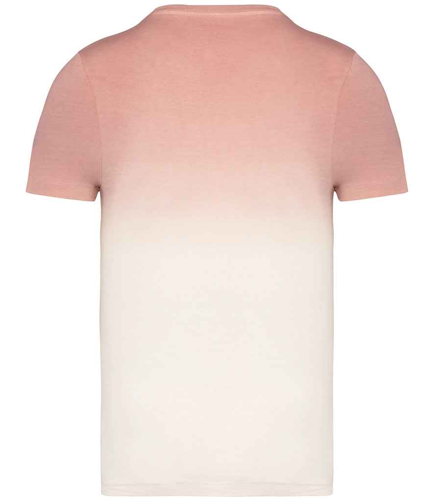 native spirit native spirit unisex dip dye t-shirt - dip dye petal rose (ns345)