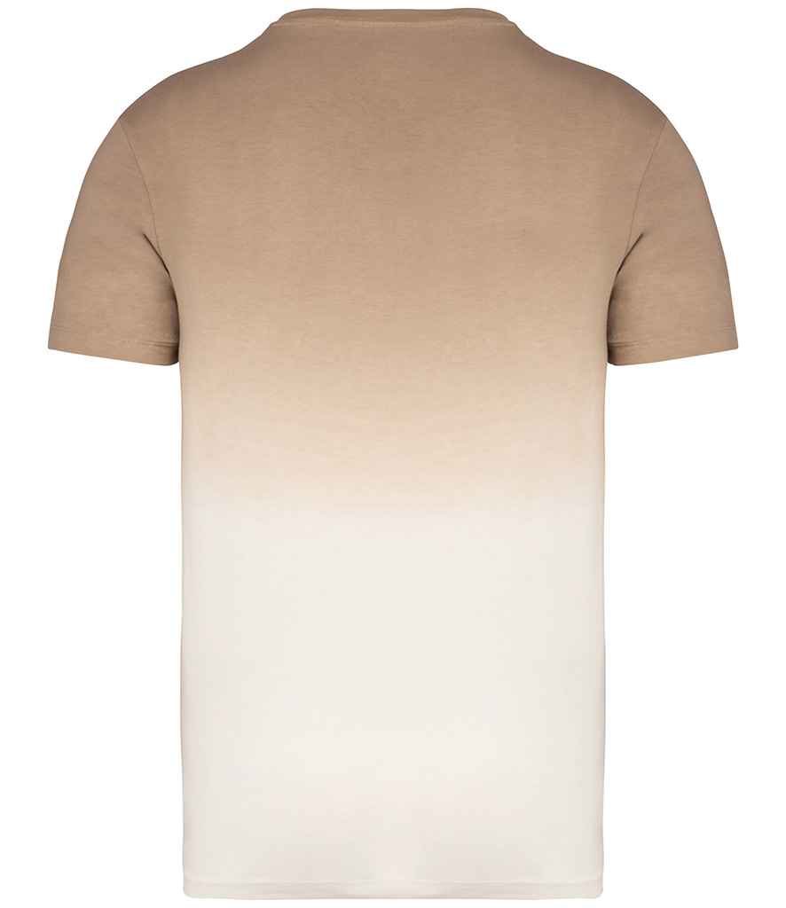 native spirit native spirit unisex dip dye t-shirt - dip dye wet sand (ns345)