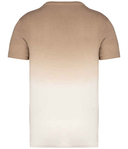 native spirit native spirit unisex dip dye t-shirt - dip dye wet sand (ns345)