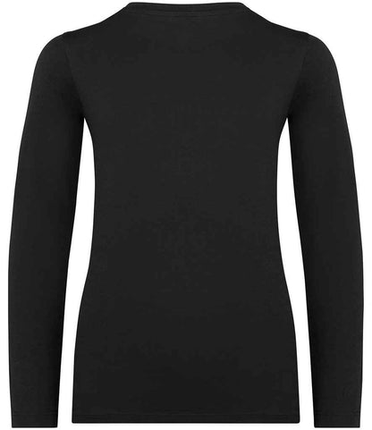 native spirit native spirit kids long sleeve t-shirt - black (ns346)