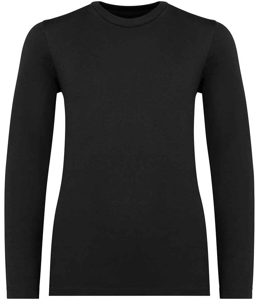 native spirit native spirit kids long sleeve t-shirt - black (ns346)