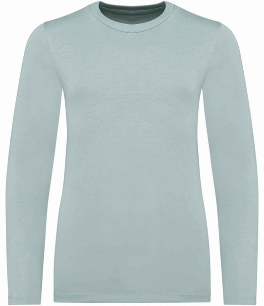 native spirit native spirit kids long sleeve t-shirt - jade green (ns346)