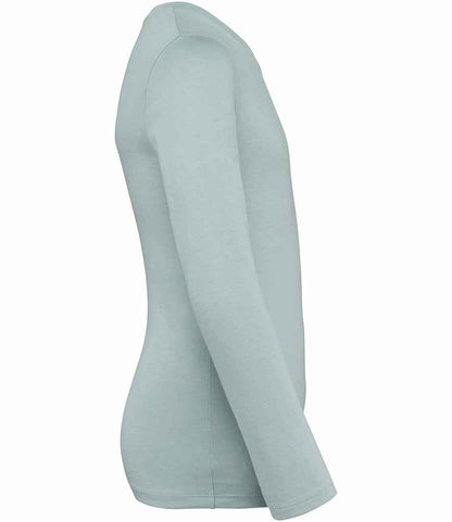 native spirit native spirit kids long sleeve t-shirt - jade green (ns346)