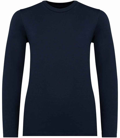 native spirit native spirit kids long sleeve t-shirt - navy (ns346)
