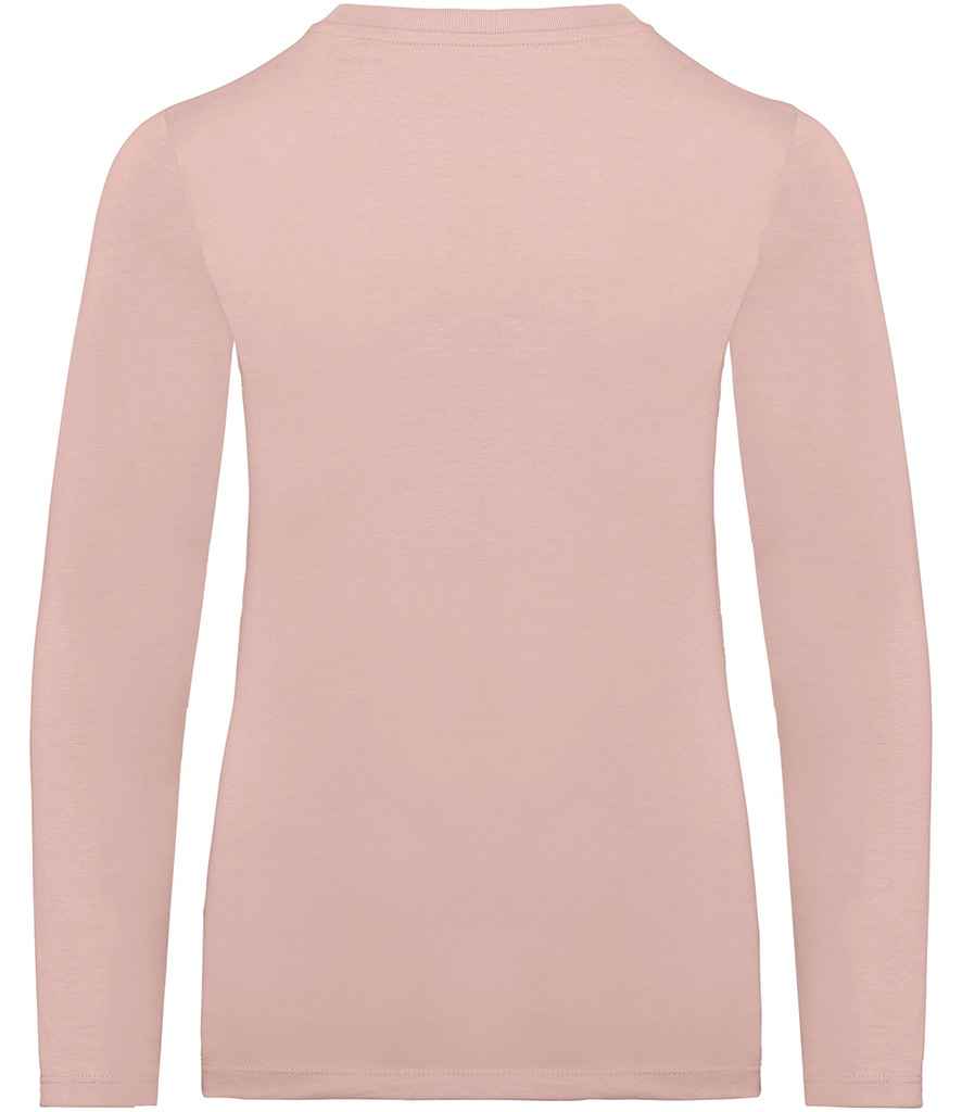 native spirit native spirit kids long sleeve t-shirt - petal rose (ns346)