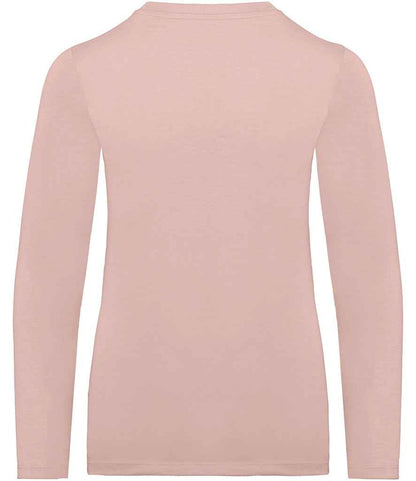 native spirit native spirit kids long sleeve t-shirt - petal rose (ns346)