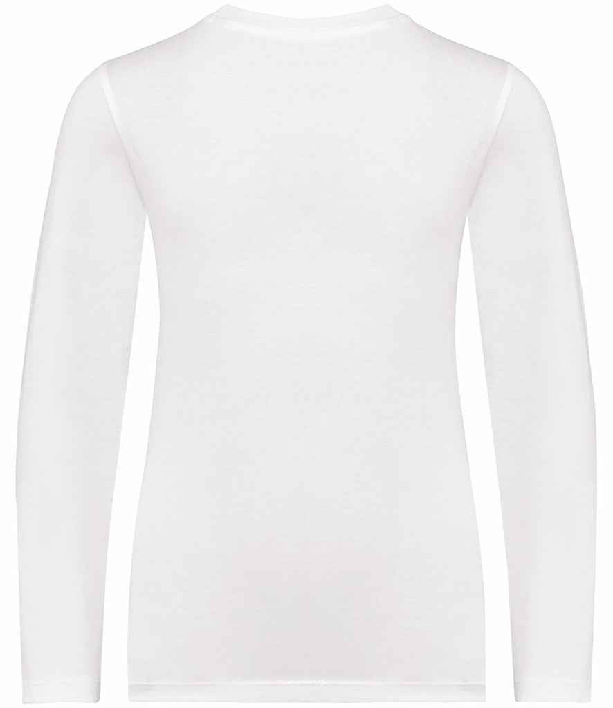 native spirit native spirit kids long sleeve t-shirt - white (ns346)