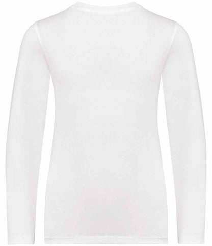 native spirit native spirit kids long sleeve t-shirt - white (ns346)