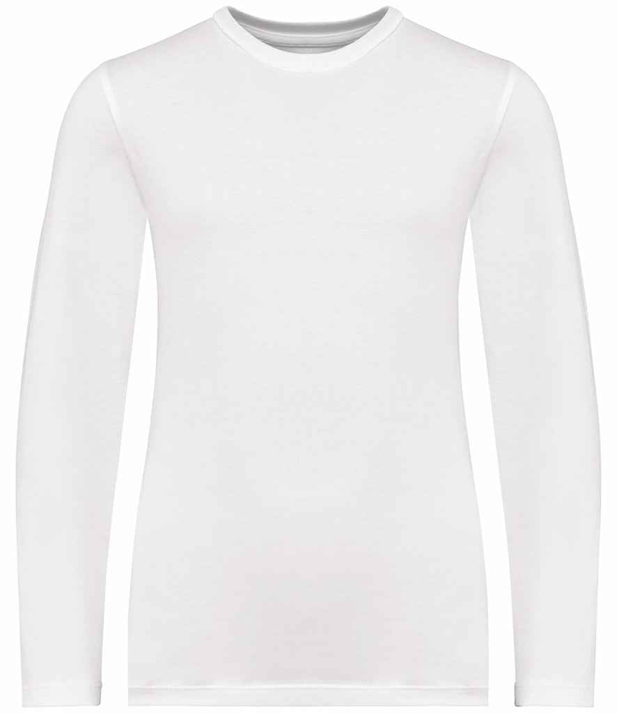 native spirit native spirit kids long sleeve t-shirt - white (ns346)