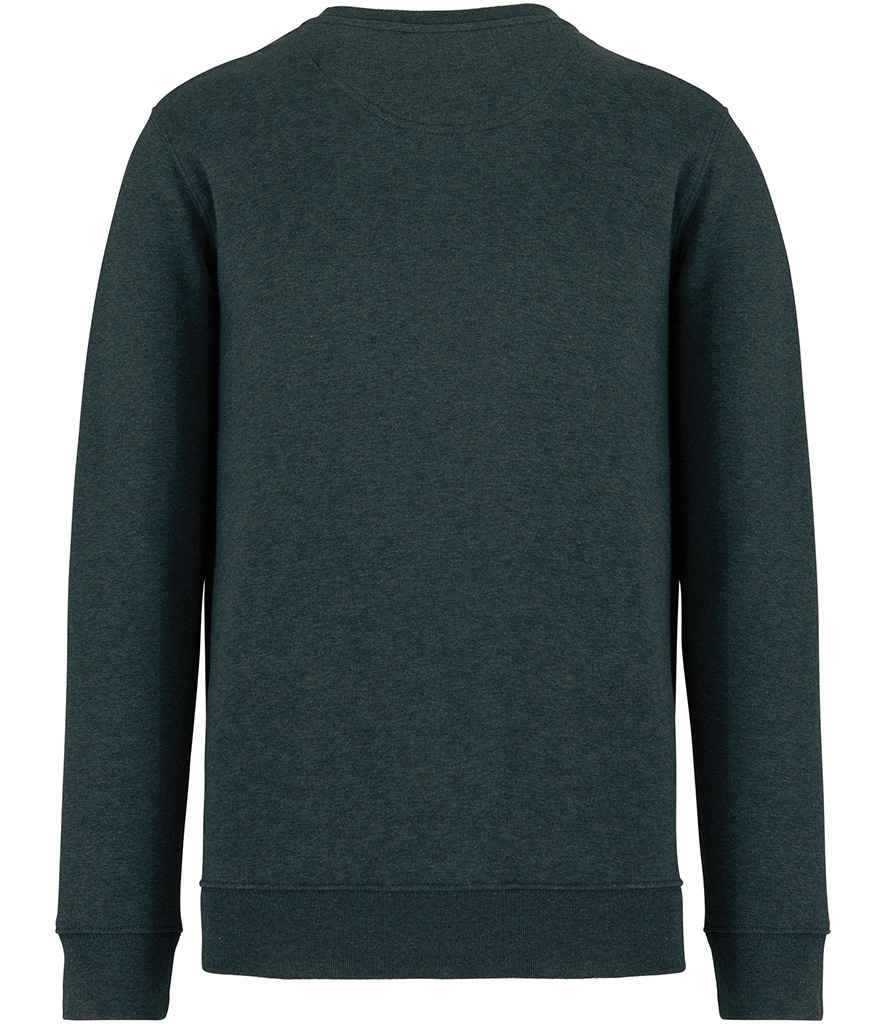 native spirit native spirit unisex crew neck sweatshirt - amazon green heather (ns400)