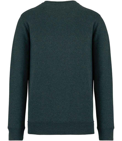 native spirit native spirit unisex crew neck sweatshirt - amazon green heather (ns400)