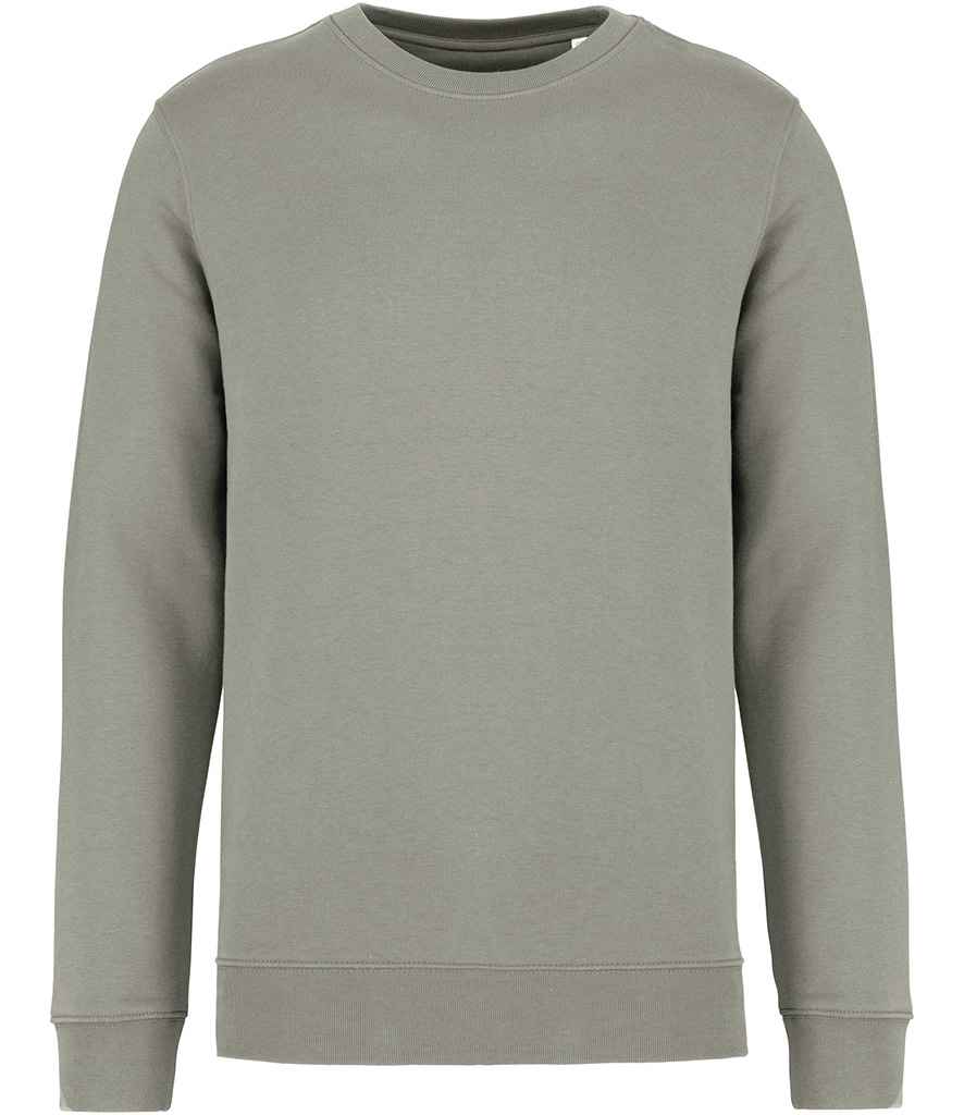 native spirit native spirit unisex crew neck sweatshirt - almond green (ns400)