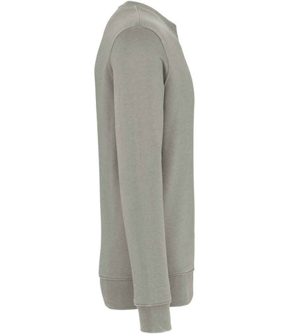 native spirit native spirit unisex crew neck sweatshirt - almond green (ns400)