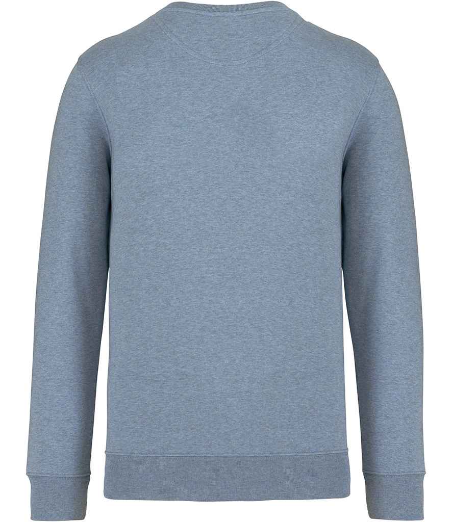 native spirit native spirit unisex crew neck sweatshirt - cool blue heather (ns400)