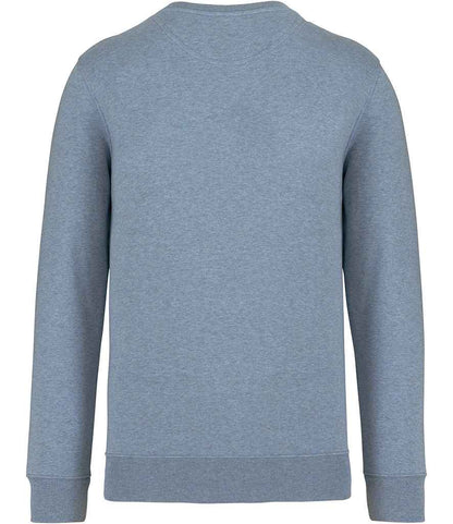 native spirit native spirit unisex crew neck sweatshirt - cool blue heather (ns400)
