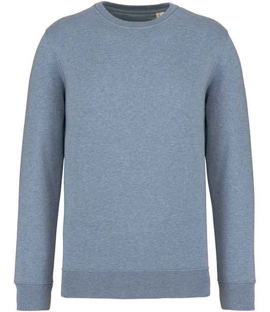 native spirit native spirit unisex crew neck sweatshirt - cool blue heather (ns400)