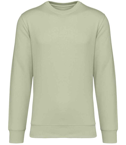 native spirit native spirit unisex crew neck sweatshirt - celadon green (ns400)