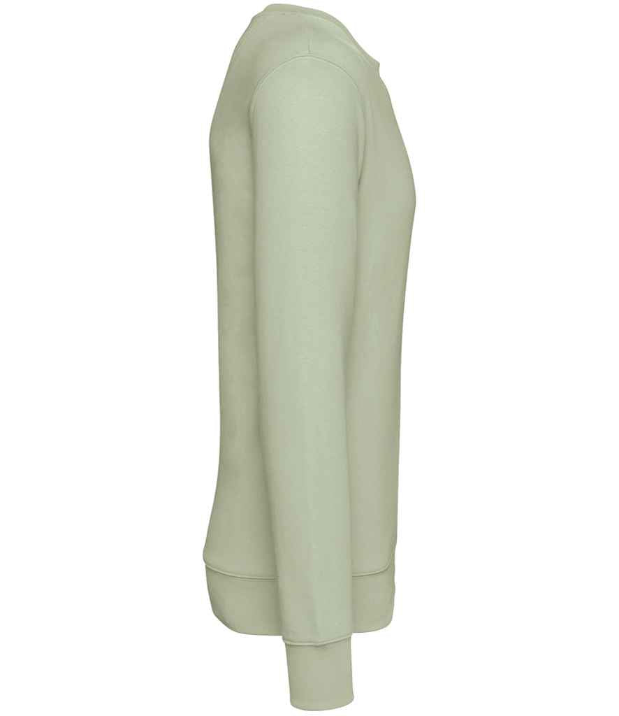 native spirit native spirit unisex crew neck sweatshirt - celadon green (ns400)