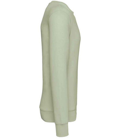 native spirit native spirit unisex crew neck sweatshirt - celadon green (ns400)