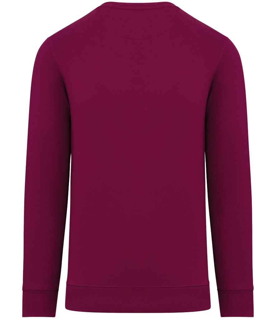 native spirit native spirit unisex crew neck sweatshirt - cherry purple (ns400)
