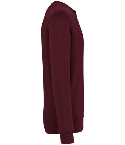 native spirit native spirit unisex crew neck sweatshirt - cherry purple (ns400)