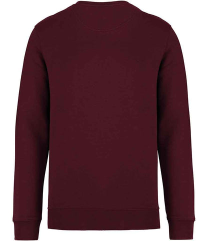 native spirit native spirit unisex crew neck sweatshirt - dark cherry (ns400)