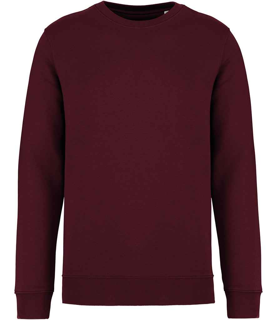 native spirit native spirit unisex crew neck sweatshirt - dark cherry (ns400)