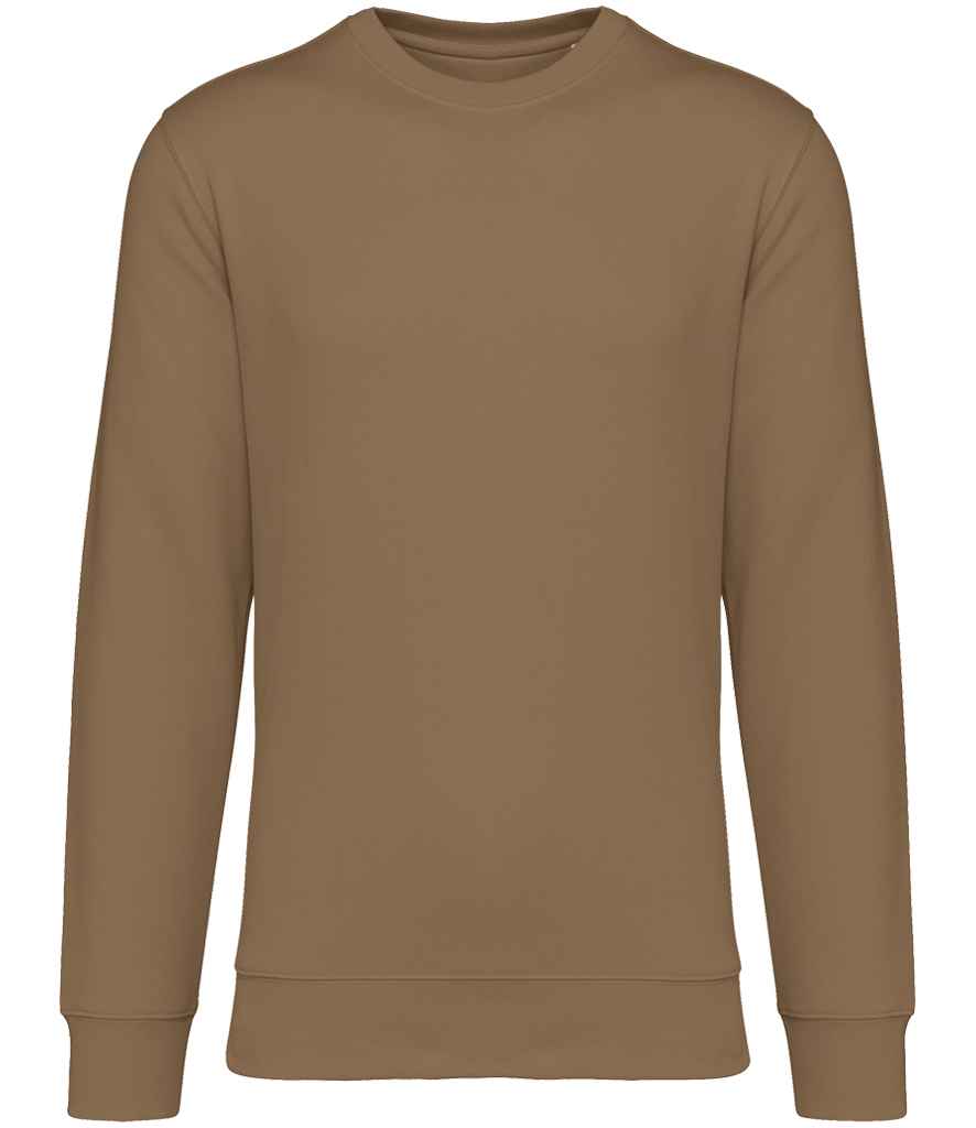 native spirit native spirit unisex crew neck sweatshirt - dark camel (ns400)