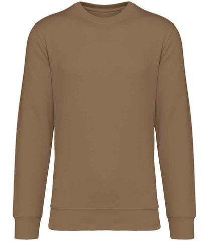 native spirit native spirit unisex crew neck sweatshirt - dark camel (ns400)