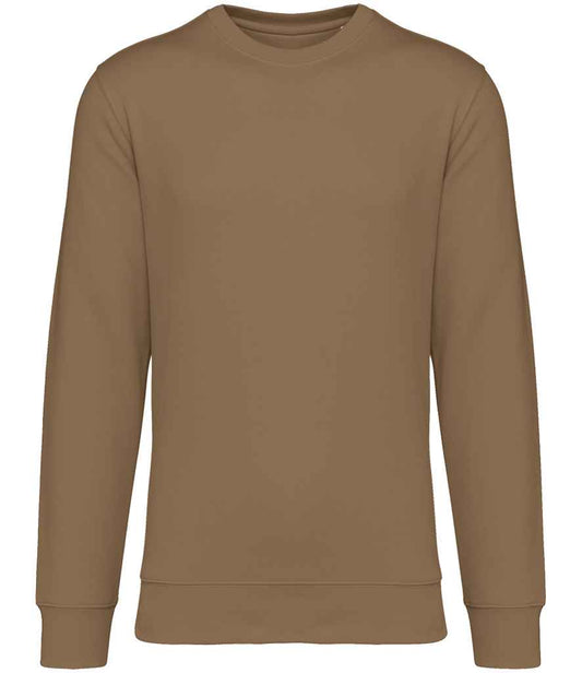 native spirit native spirit unisex crew neck sweatshirt - dark camel (ns400)