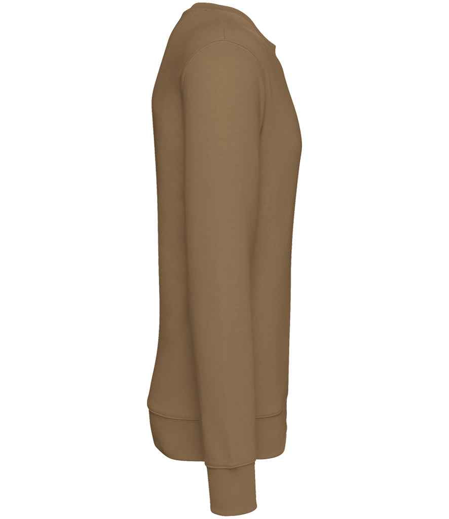 native spirit native spirit unisex crew neck sweatshirt - dark camel (ns400)