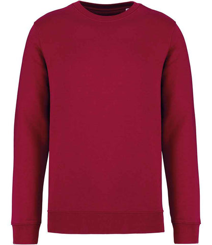 native spirit native spirit unisex crew neck sweatshirt - hibiscus red (ns400)