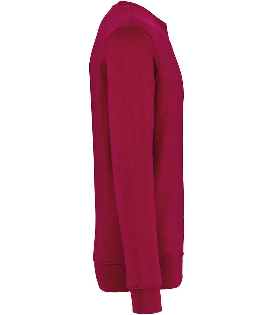 native spirit native spirit unisex crew neck sweatshirt - hibiscus red (ns400)